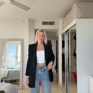 Zara Black knit Blazer